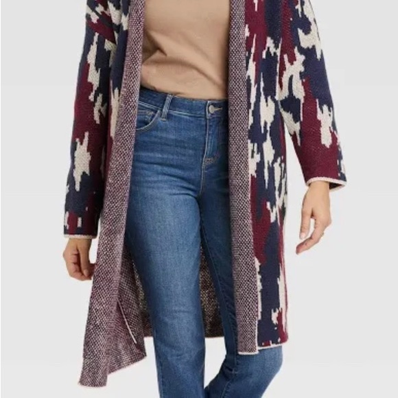 Knox Rose long cardigan with gorgeous colorful print!!!😍 - Picture 3 of 5